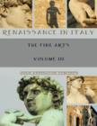 Image for Renaissance in Italy : The Fine Arts, Volume III (Illustrated)