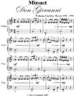 Image for Minuet Don Giovanni Easiest Piano Sheet Music
