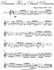 Image for Pavane for a Dead Princess Easy Violin Sheet Music