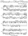Image for Pavane for a Dead Princess Easy Intermediate Piano Sheet Music