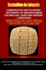 Image for V2.Comparative Encyclopedic Dictionary of Mesopotamian Vocabulary Dead &amp; Ancient Languages