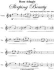 Image for Rose Adagio Sleeping Beauty Easy Violin Sheet Music