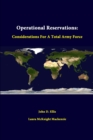 Image for Operational Reservations: Considerations for A Total Army Force