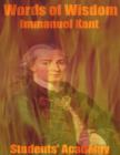 Image for Words of Wisdom: Immanuel Kant