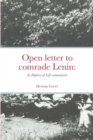 Image for Open letter to comrade Lenin