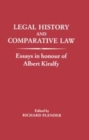 Image for Legal history and comparative law  : essays in honour of albert kilralfy