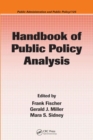 Image for Handbook of Public Policy Analysis: Theory, Politics, and Methods