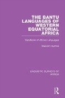Image for The Bantu languages of western equatorial Africa  : handbook of African languages