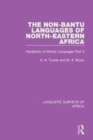 Image for The non-Bantu languages of North-Eastern Africa  : handbook of African languagesPart 3