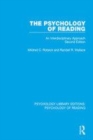 Image for The psychology of reading  : an interdisciplinary approach