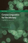 Image for Corpus linguistics for vocabulary: a guide for research
