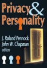 Image for Privacy and personality
