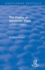 Image for The poetry of Alexander Pope  : Laureate of Peace