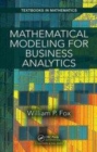 Image for Mathematical modeling for business analytics