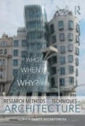 Image for Research methods and techniques in architecture