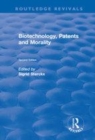 Image for Biotechnology, patents and morality
