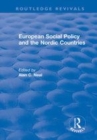 Image for European social policy and the Nordic countries