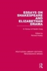 Image for Essays on Shakespeare and Elizabethan drama  : in honour of Hardin Craig