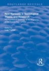Image for New horizons in sociological theory and research: the frontiers of sociology at the beginning of the twenty-first century