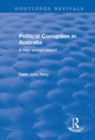Image for Political corruption in Australia  : a very wicked place?