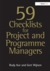 Image for 59 Checklists for Project and Programme Managers