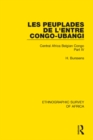 Image for Les peuplades de l&#39;entre Congo-Ubangi (Ngbandi, Ngbaka, Mbandja, Ngombe et Gens D&#39;eau)