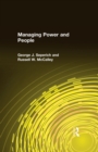 Image for Managing power and people