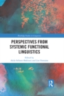Image for Perspectives from systemic functional linguistics