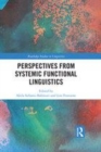 Image for Perspectives from systemic functional linguistics