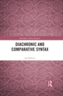 Image for Diachronic and comparative syntax