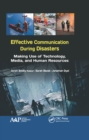 Image for Effective communication during disasters: making use of technology, media, and human resources