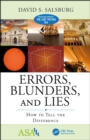 Image for Errors, Blunders, and Lies: How to Tell the Difference