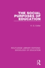 Image for The social purposes of education