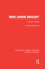 Image for Mrs Annie Besant: a modern prophet