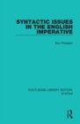 Image for Syntactic issues in the English imperative : 20