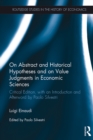 Image for On abstract and historical hypotheses and on value-judgments in economic sciences