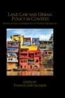 Image for Land law and urban policy in context: essays on the contributions of Patrick McAuslan