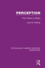 Image for Perception  : from sense to object
