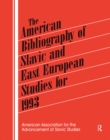 Image for The American bibliography of Slavic and East European studies: 1993