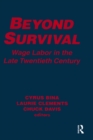 Image for Beyond survival: wage labour and capital in the late twentieth century