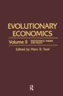 Image for Evolutionary economics
