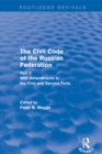 Image for Civil Code of the Russian Federation: Pts. 1, 2 &amp; 3