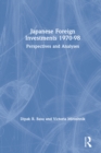Image for Japanese Foreign Investments, 1970-98: Perspectives and Analyses: Perspectives and Analyses
