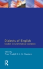 Image for Dialects of English: studies in grammatical variation