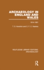 Image for Archaeology in England and Wales 1914 - 1931
