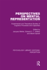 Image for Perspectives on mental representation: experimental and theoretical studies of cognitive processes and capacities