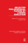 Image for Ludwig Edelstein: Selected philosophical papers by Ludwig Edelstein