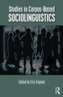 Image for Studies in corpus-based sociolinguistics