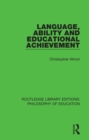 Image for Language, ability and educational achievement