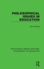 Image for Philosophical issues in education